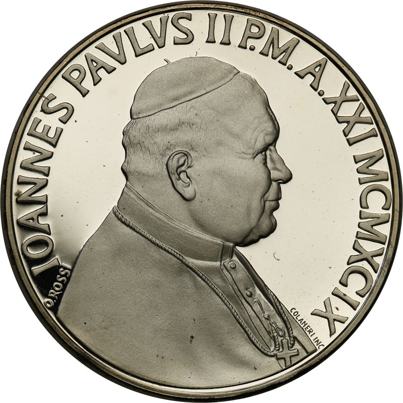 Watykan. 500 Lire 1999 - Jan Paweł II